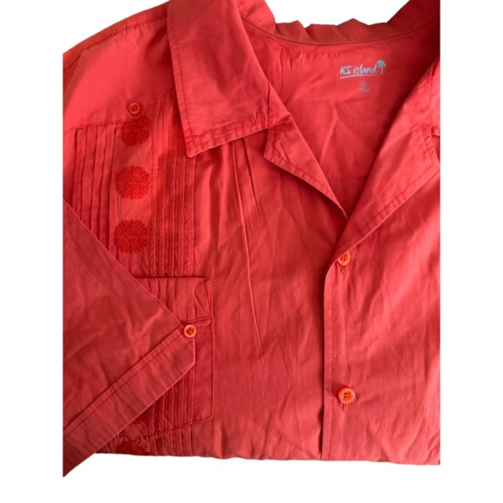 KS Island Red 3XL Tall, Short Sleeve Mens shirt